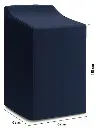 FORRO PARA LAVADORA MANUAL - DIGITAL Y MANGUERAS ATRÁS 33-40LB/15-18KG (113X63X67) CM CARGA SUPERIOR AZUL HACEB CKD90484