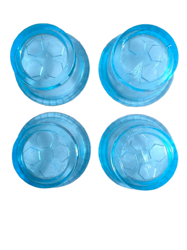 [AN90566X] JUEGO BASES TRANSAPARENTE - AZUL SILICONA LAVADORA X4 CKD90566
