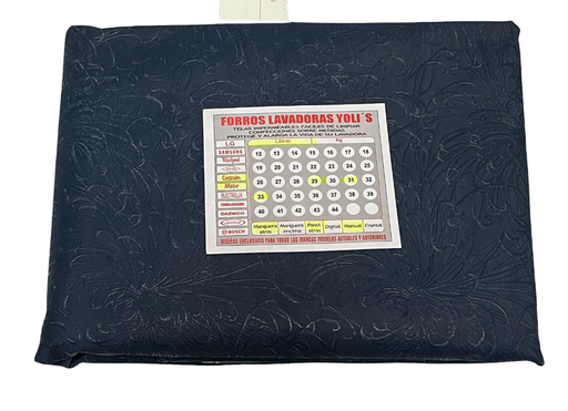[AN90433X] FORRO PARA LAVADORA - MANUAL MANGUERAS Y PANEL ATRÁS 33LB 28-31KG (97X58X60) CM CARGA SUPERIOR CENTRALES MABE AZUL CKD90433