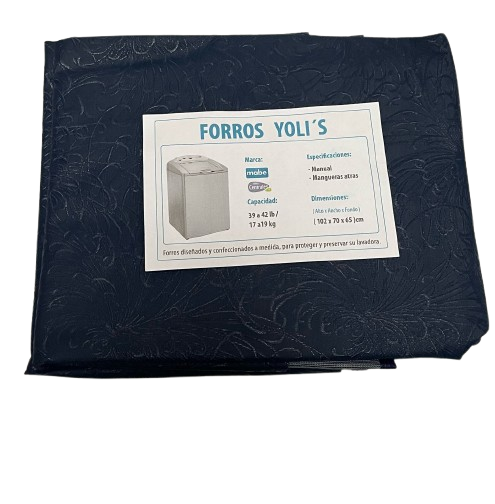 [AN90431X] FORRO PARA LAVADORA - MANUAL MANGUERAS ATRÁS 39-42LB 17-19KG (102X70X65) CM CARGA SUPERIOR MABE AZUL CKD90431