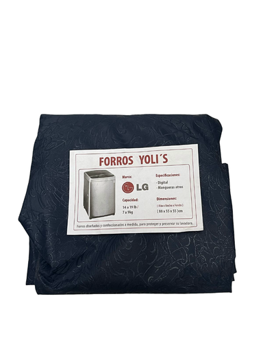 [AN90477X] FORRO PARA LAVADORA MANUAL - DIGITAL Y MANGUERAS ATRÁS 14-19LB/7-9KG (88X55X55) CM CARGA SUPERIOR AZUL LG CKD90477