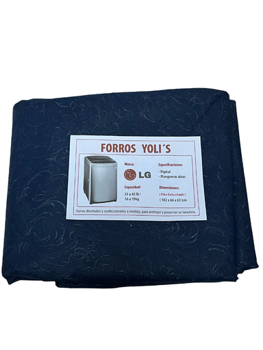 [AN90486X] FORRO PARA LAVADORA MANUAL - DIGITAL Y MANGUERAS ATRÁS 33-42LB/16-19KG (102X66X62) CM CARGA SUPERIOR AZUL LG CKD90486