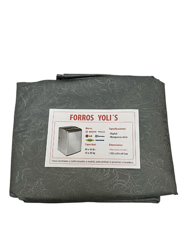 [AN90466X] FORRO PARA LAVADORA MANUAL - DIGITAL MANGUERAS ATRÁS 40-44LB/18-20KG (103X69X69)CM CARGA SUPERIOR GRIS WHIRLPOOL CKD90466