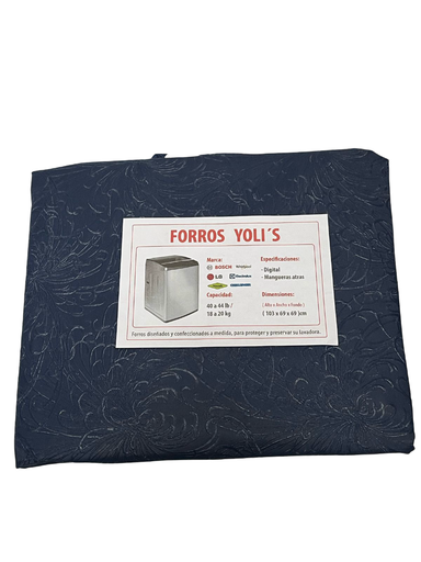 [AN90467X] FORRO PARA LAVADORA MANUAL - DIGITAL MANGUERAS ATRÁS 40-44LB18-20KG (103X69X69)CM CARGA SUPERIOR AZUL WHIRLPOOL CKD90467