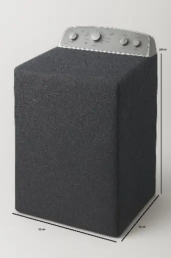 [AN90500X] FORRO PARA LAVADORA MANUAL, PANEL ATRÁS, MANGUERAS ATRÁS 22-23LB/10-11KG (110X61X63) CM CARGA SUPERIOR GRIS WHIRLPOOL CKD90500